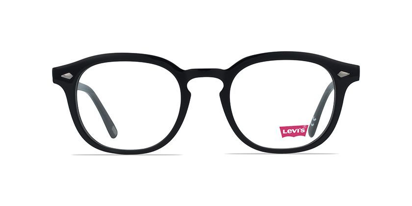  Levi's Men's LV 1018 Rectangular Prescription Eyeglass Frames,  Blue/Demo Lens, 55mm, 16mm : Clothing, Shoes & Jewelry