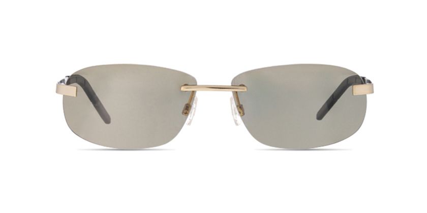 Drivewear DWS5 Rectangle Prescription Rimless Metal Sunglasses for Men ...