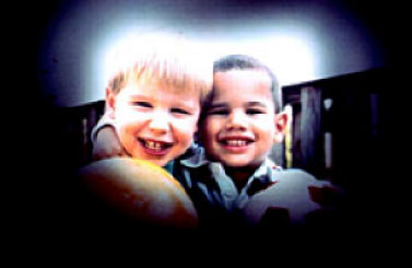 The same scene as viewed by a person with glaucoma